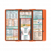 WhiteCoat Clipboard® Trifold - Orange Physical Therapy Edition